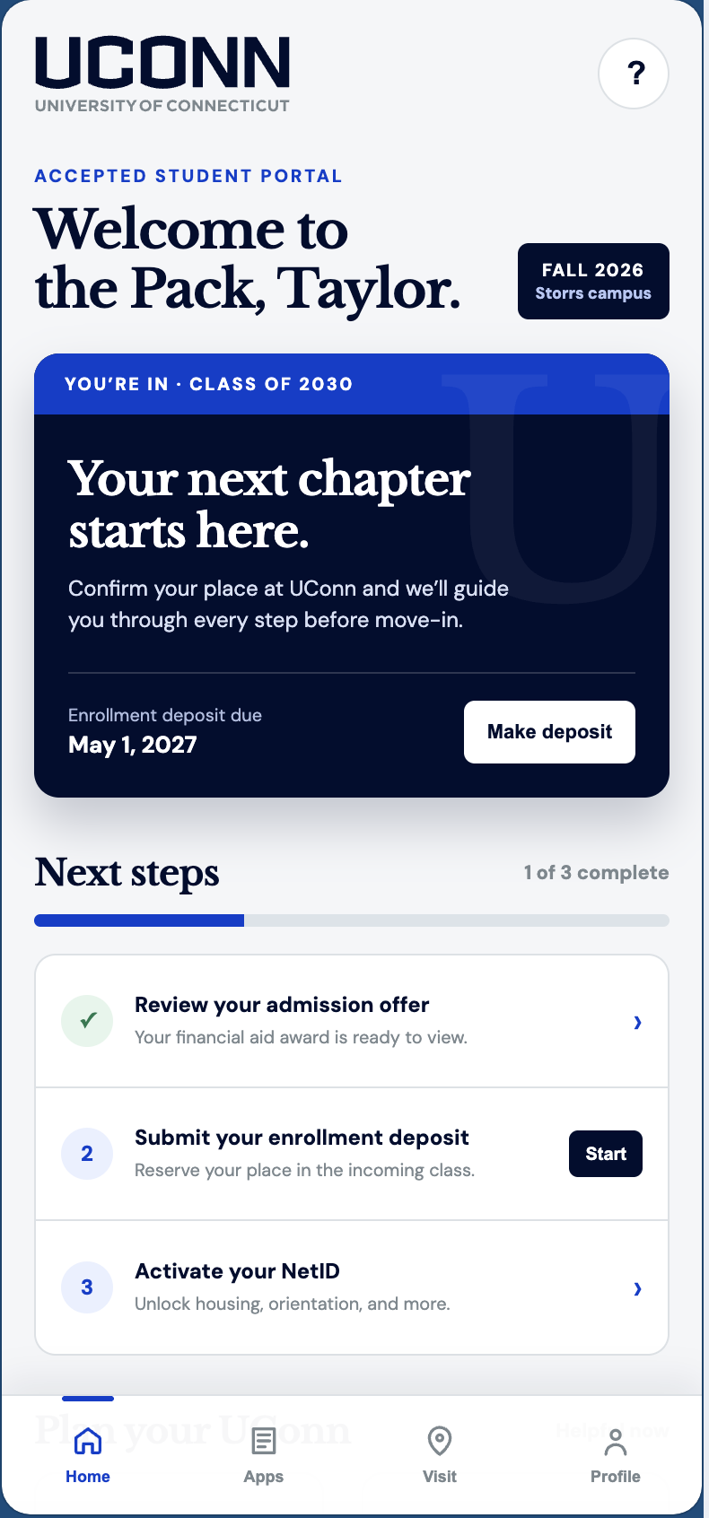 UConn Slate Mobile App